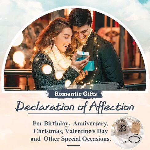 Seyaa مطابقة هدايا الأزواج أساور إنفينيتي للأبد الحب لصديقها صديقة عاشق in Kuwait