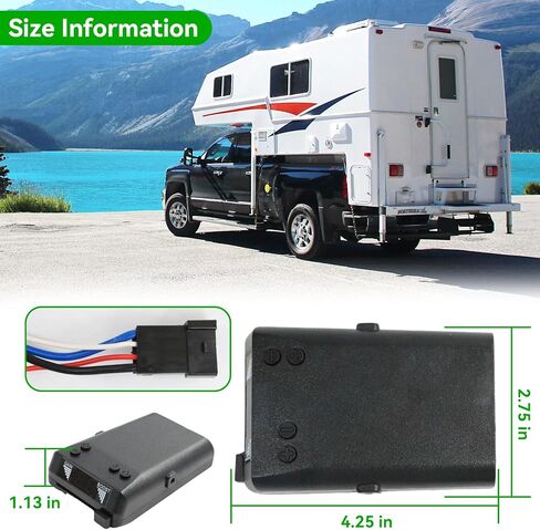 جهاز التحكم في فرامل المقطورة 8508220 Brake-EVN، مجموعة أدوات التحكم في الفرامل النسبية للمقطورات ذات 1-4 محاور، استبدال وحدة التحكم في التوصيل والتشغيل الكهربائي لـ Tekonsha 8508220 in Kuwait