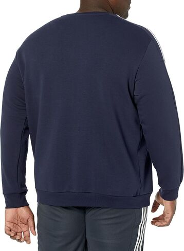 adidas Men's Essentials Fleece 3-Stripes Sweatshirt in Saudi Arabia