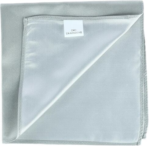 Trafalgar The Gatsby Solid 12 inch Silk Pocket Square in Saudi Arabia