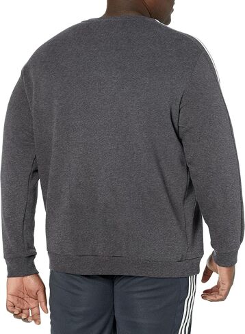 adidas Men's Essentials Fleece 3-Stripes Sweatshirt in Saudi Arabia