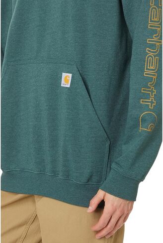 سترة Carhartt الرجالية الفضفاضة متوسطة الوزن ذات الأكمام ذات الشعار in Kuwait
