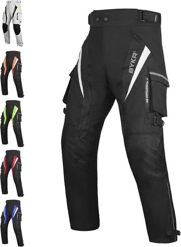 Motorcycle Pants for Men and Women Armored Cordura Overpants Enduro ATV Dual Sports Motocross Cargo Work Touring in Kuwait