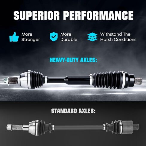 Heavy Duty Rear Left/Right Pair Axles for Polaris Sportsman 850/550/1000 Scrambler 850/1000 Forest 550/850 EFI Touring EPS/HO XP/Premium/SP/Touring SP/High Lifter Edition 2007-2020 in Saudi Arabia