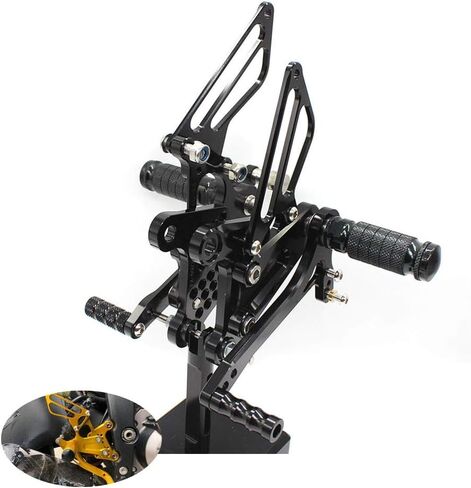 صالح كاواساكي نينجا 600 ZX6R ZX636 2009-2020 دراجة نارية Rearsets أوتاد القدم الخلفية مجموعات مسند القدم الفرامل التحول قابل للتعديل in Kuwait