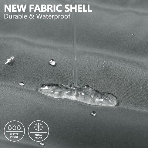 سترة نسائية منتفخة دافئة مقاومة للماء من Little Donkey Andy، معطف شتوي مقاوم للرياح مع عزل معاد تدويره in Kuwait