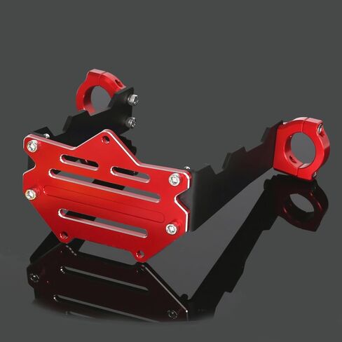 Compatible With MONKEY 125 2018-2024 CNC Lower Down Front Fender Mud Bracket Holder (Red) in Saudi Arabia