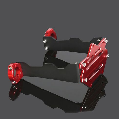 Compatible With MONKEY 125 2018-2024 CNC Lower Down Front Fender Mud Bracket Holder (Red) in Saudi Arabia