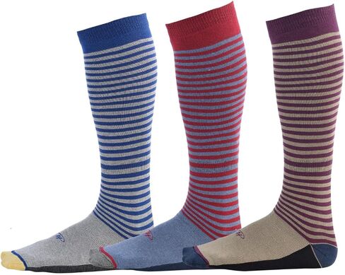 Pierre Henry Over the Calf Socks for Men (9 pairs) | Cotton Over the Calf Dress Socks | Long Socks Stays up in Saudi Arabia