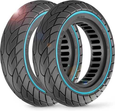 BANGTING 2PCS 10x2.125 inches Solid Tires for Electric Scooter, 50/75-6.1 Tire for Gotrax GXL V2 / XR/APEX, 8.5x2 inches Tire for Xiaomi Pro 2 / M365 / 1S and 8 1/2 x2 Tire Replacement (Black) in Saudi Arabia