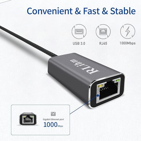 محول USB واي فاي 6 لاسلكي للكمبيوتر الشخصي، RLihm AX1800 هوائي مزدوج النطاق عالي الكسب 5 جيجا هرتز/1201 ميجا بايت في الثانية 2.4 جيجا هرتز/573.5 ميجا بايت في الثانية محول واي فاي USB 3.0 للكمبيوتر المكتبي، يدعم Windows 11/10/7,802.11ax/ac/a/b/g/n in Kuwait