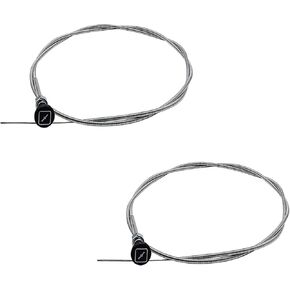 2 Pack 237 Rotary Universal Push Pull Choke Control Cable for Tractor Go Cart Kart Various Rotary Model 237 703971 290831 63" Inner 60" (Wire Travel: 2-3/4")