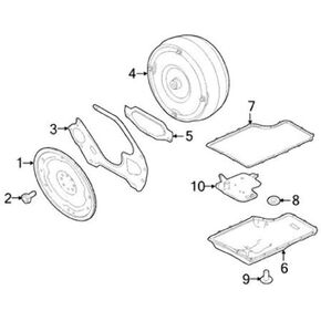 Genuine Ford Motor Co. Transmission Oil Pan Gasket - BC3Z7A191B