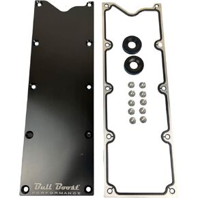 LS Gen 3 Valley Pan Cover Plate with Gasket and Seals Low Profile Custom Knock Sensor LSX LS1 LM7 LR4 LQ4 LS6 L59 LQ9 LM4 L33
