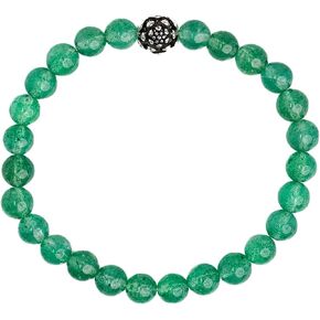 HEBES Feng Shui Bead Bracelet for Protection, Wealth, Love & Healing, Authentic Gemstones mix Sterling Silver Charm, Perfect for Everyday Elegance & Ideal Gift (Rose Quartz, Jade, Amber, Tiger Eye)