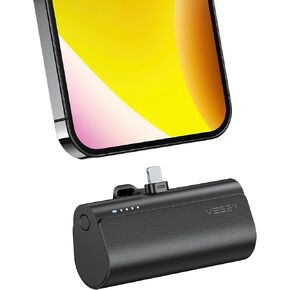 VEGER Mini Portable Charger for iPhone, 5000mAh 20W PD Fast Charging Battery Pack, Cordless Portable External Backup Charger for iPhone 13, 12, 11, 8, 7, XR, XS Max, Pro Max, AirPods