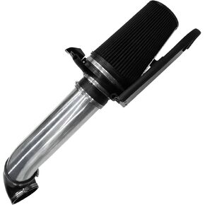 Marsflex Cold Air Intake Kit 4" & Filter Heat Shield for Chevy for GMC 1999 2000 2001 2002 2003 2004 2005 2006 Silverado Sierra Tahoe Avalanche Suburban Yukon Sierra 1500 2500 V8 4.8L 5.3L 6.0L Black