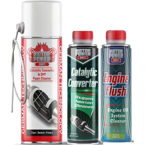 P0420 P0430 fix catalytic converter cleaner kit catalyst issue, engine flush cleaner, foam catalyst direct cleaning