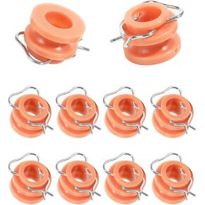 10PCS Window Roller,Car Accessories Window Tilt Regulator,Window Regulator Fastener,Car Window Roller,Window Regulator Clamp,Window Regulator Wheel Replacement,Replace #C0AB-6423240-B