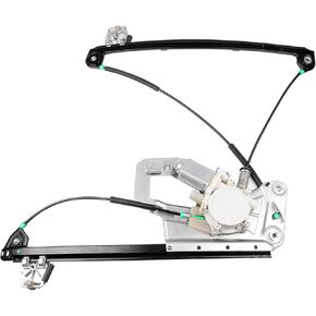 FINDAUTO Power Window Regulator fit for 2001 2002 2003 for BMW 525i W/Motor Front Right Side (OE741-479)