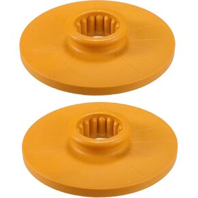 X AUTOHAUX 2pcs 5.31 Inch Rear Suspension Bump Stop Strut Bumper Bump Stop for Chevrolet Impala 2014-2020 No.13330714 Rubber Yellow