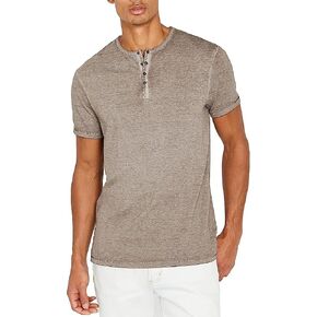 Buffalo David Bitton Men's Short Sleeve Kasum Henley 2
