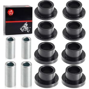 Front Shock Absorber Bushings Sleeve Kit 8Pcs For Polaris Ranger 500 570 700 800 900 1000 Diesel Brutus HD PRO XD