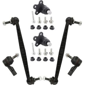 TRQ Front Steering & Suspension Kit Compatible with 2012-2018 Chevrolet Sonic