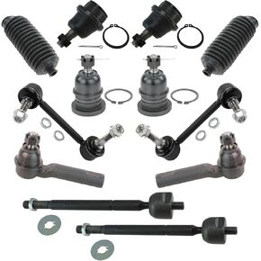 TRQ Front Steering & Suspension Kit Compatible with 2005-2018 Toyota Tacoma