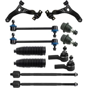 TRQ Front Steering & Suspension Kit Compatible with 2010-2013 Ford Transit Connect