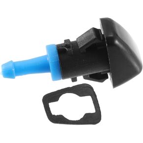 Motoforti Front Car Windshield Washer Nozzle Wiper Spray Jet, for Jeep Patriot 2009-2017, Plastic, Black