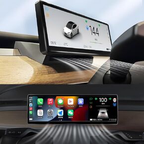 شاشة عرض أمامية لطراز Tesla y/3 carplay android مجموعة أدوات آلية، كاميرا أمامية، شاشة رفيعة للغاية مقاس 8.8 بوصة، فتحة تهوية غير معتمة، الطيار الآلي Nag، تحذير النقطة العمياء، OTA عبر الإنترنت، معلومات المزامنة