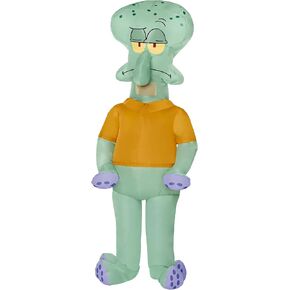 روح الهالوين سبونج بوب سكوير بانتس زي Squidward قابل للنفخ للبالغين | مرخص رسميًا | زي الهالوين المضحك in Saudi Arabia
