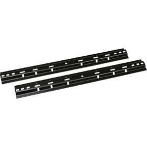 Husky 30686 Black Base Rail, (Box of 2)