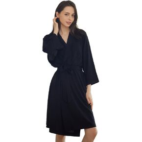 DaysU Waffle Robe/Coats Lightweight Mid-length for Women, Kimono Style Bathrobe for Bath and Spa, 1 Piece