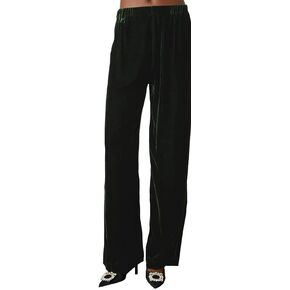 VELVET BY GRAHAM & SPENCER Women's Frida Wide Leg Pant, Black, Large