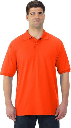 Jerzees Men's SpotShield Short Sleeve Polo in Saudi Arabia