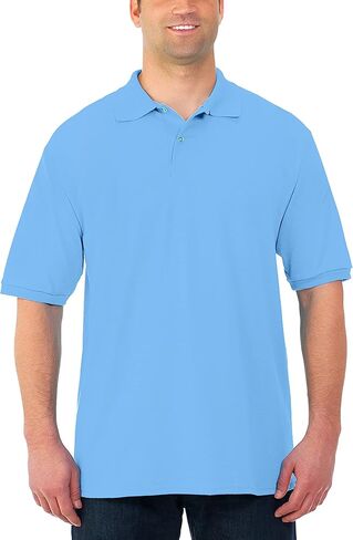 قميص بولو سبوت شيلد بأكمام قصيرة للرجال من Jerzees in Kuwait