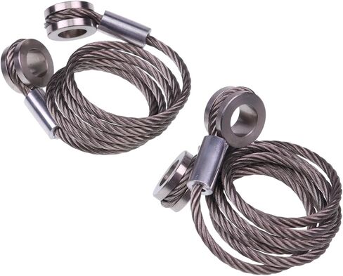 2PCS Long Side Hood Stay Control Cable L92-6000-0718 924-5402 Compatible with 1987-2010 Peterbilt 357 367 375 377 378 379 in Saudi Arabia