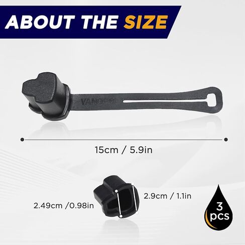 عبوتان من غطاء القابس الخارجي لأسلاك سخان كتلة المحرك - حامي قابس نهاية سلك تمديد مقاوم للعوامل الجوية لمقابس 120 فولت - أغطية القابس للأسلاك متضمنة in Kuwait