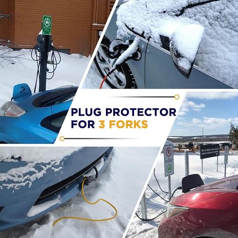 عبوتان من غطاء القابس الخارجي لأسلاك سخان كتلة المحرك - حامي قابس نهاية سلك تمديد مقاوم للعوامل الجوية لمقابس 120 فولت - أغطية القابس للأسلاك متضمنة in Kuwait