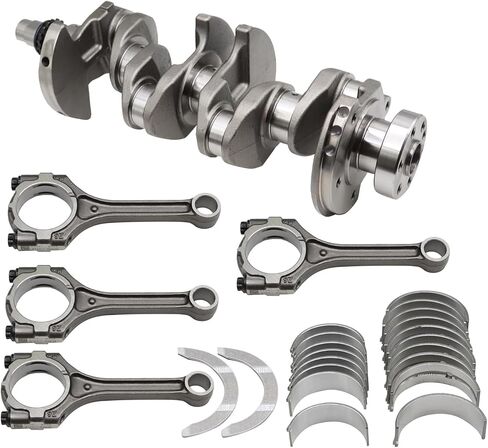 Engine Crankshaft & Con Rods & Bearing Set Compatible with Soul Rio Accent Veloster 1.6L 2012-2019 in Saudi Arabia