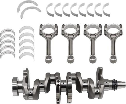 Engine Crankshaft & Con Rods & Bearing Set Compatible with Soul Rio Accent Veloster 1.6L 2012-2019 in Saudi Arabia