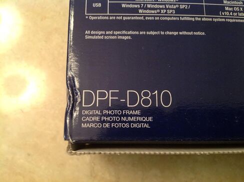 سوني DPF-D1010 10.2 بوصة WVGA LCD (16:10) إطار صور رقمي (أسود) in Kuwait