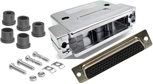 CompuCablePlusUSA.com Best DB9 Male Solder Cup Connector and Plastic Hood DIY kit. A Complete DB9 Male Solder Type DIY Set to fix/Make/assemb Your own DB9 Cable. in Kuwait