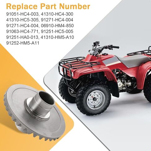 مجموعة أختام ترس وتروس ترس تفاضلي خلفي من CARMOCAR بديلة لسيارة Honda FourTrax 300 TRX300 2x4 1988-2000، TRX300FW 4x4 1988-2000 in Kuwait