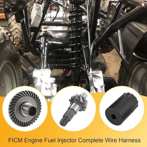 مجموعة أختام ترس وتروس ترس تفاضلي خلفي من CARMOCAR بديلة لسيارة Honda FourTrax 300 TRX300 2x4 1988-2000، TRX300FW 4x4 1988-2000 in Kuwait