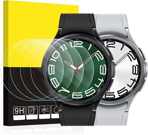 SPGUARD [4 Pack] Galaxy Watch 6 40mm Screen Protector & Watch 5 40mm/ Watch 4 40mm Protector,Tempered Glass Accessories for Samsung Watch 6/5/4 40mm in Saudi Arabia