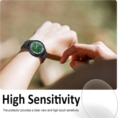 SPGUARD [4 Pack] Galaxy Watch 6 40mm Screen Protector & Watch 5 40mm/ Watch 4 40mm Protector,Tempered Glass Accessories for Samsung Watch 6/5/4 40mm in Saudi Arabia