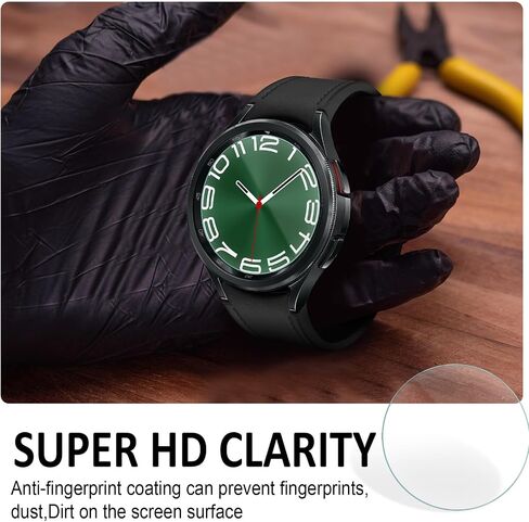 SPGUARD [4 Pack] Galaxy Watch 6 40mm Screen Protector & Watch 5 40mm/ Watch 4 40mm Protector,Tempered Glass Accessories for Samsung Watch 6/5/4 40mm in Saudi Arabia